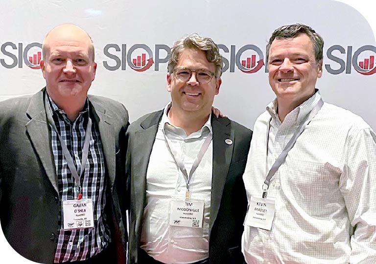 Gavan Oshea, Tim McGonigle, Kevin Bradley at SIOP Conference Gavan Oshea, Tim McGonigle, Kevin Bradley at SIOP Conference